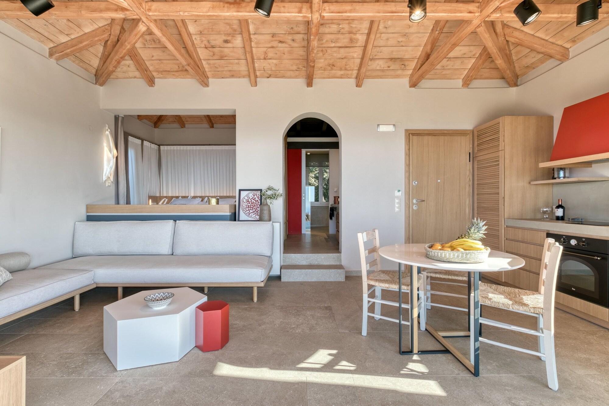 Art Blue Villas Tsoukaládhes Eksteriør bilde